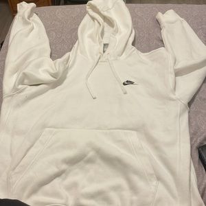 White Men Nike Hoodie